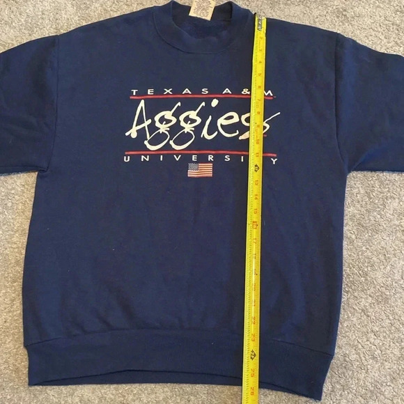 EUC Vintage Texas A&M Aggies Pullover Sweatshirt Sz Medium Made in USA Gig Em - Picture 8 of 8